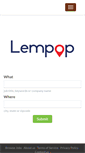 Mobile Screenshot of lempop.com